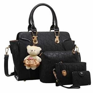 Classic Pcs Bag Combo Bag Satchel Strap Satchel Pu Top Handle Satchel Bag Clut